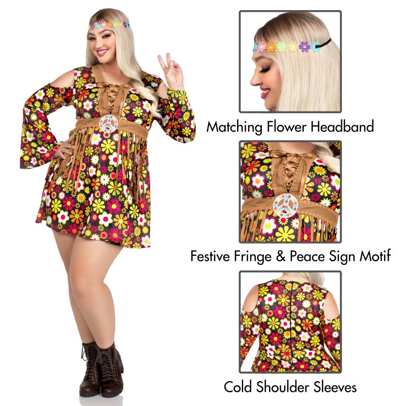 Leg Avenue womens Adult Sized Costumes, Multi, 1X 2X US - Image 2